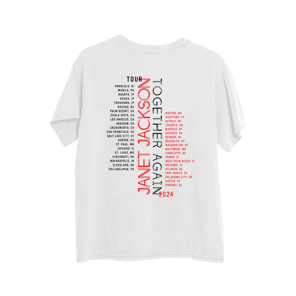 Photo Shoulder Dateback T-Shirt Back