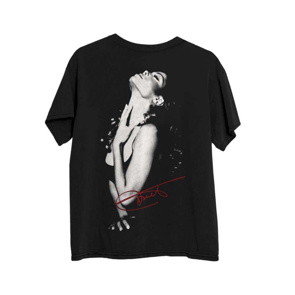 Vintage Black White Photo T-Shirt Back