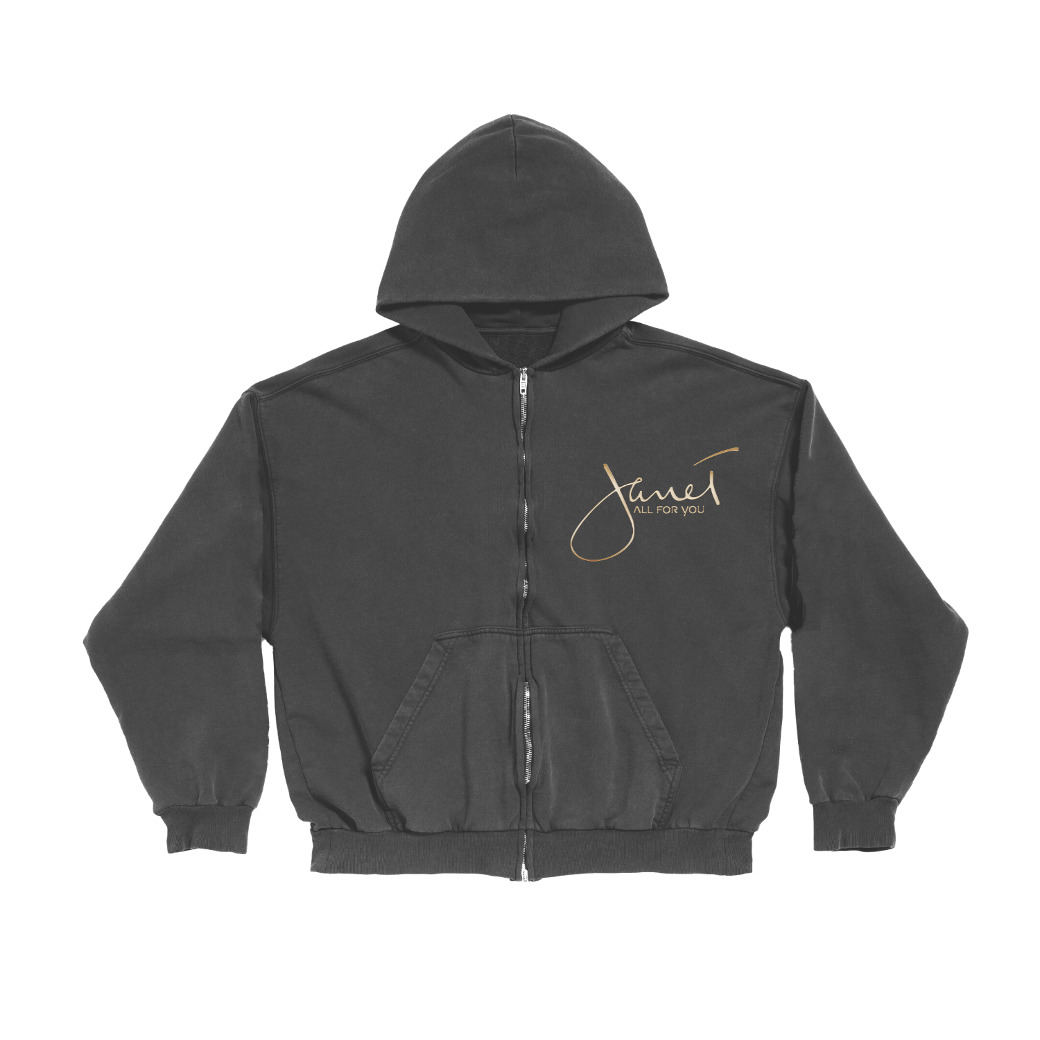 ALL FOR YOU ZIP HOODIE Front