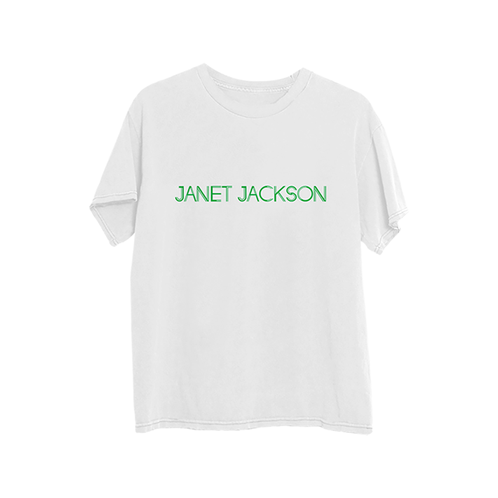 Janet Jackson White Sketch T-Shirt