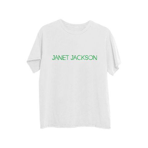 Janet Jackson White Sketch T-Shirt